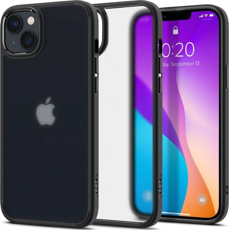 Spigen Ultra Hybrid Matte - Case for iPhone 15 Plus / iPhone 14 Plus (Matte Black) - 4