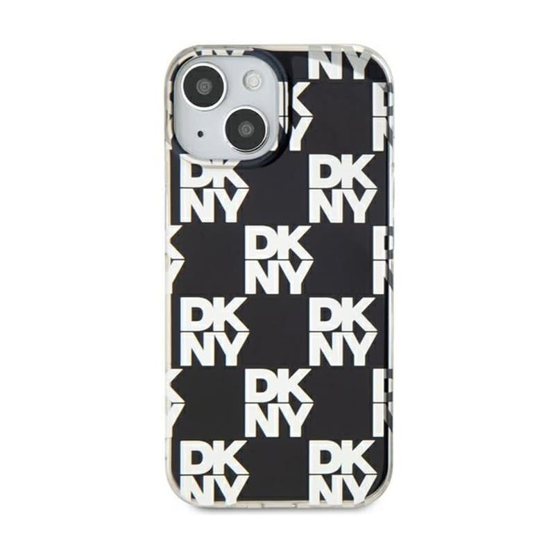 DKNY IML Checkered Mono Pattern - Case for iPhone 15 Plus / 14 Plus (Black) - 3