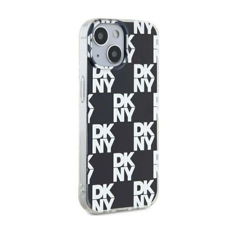 DKNY IML Checkered Mono Pattern - Case for iPhone 15 Plus / 14 Plus (Black) - 4