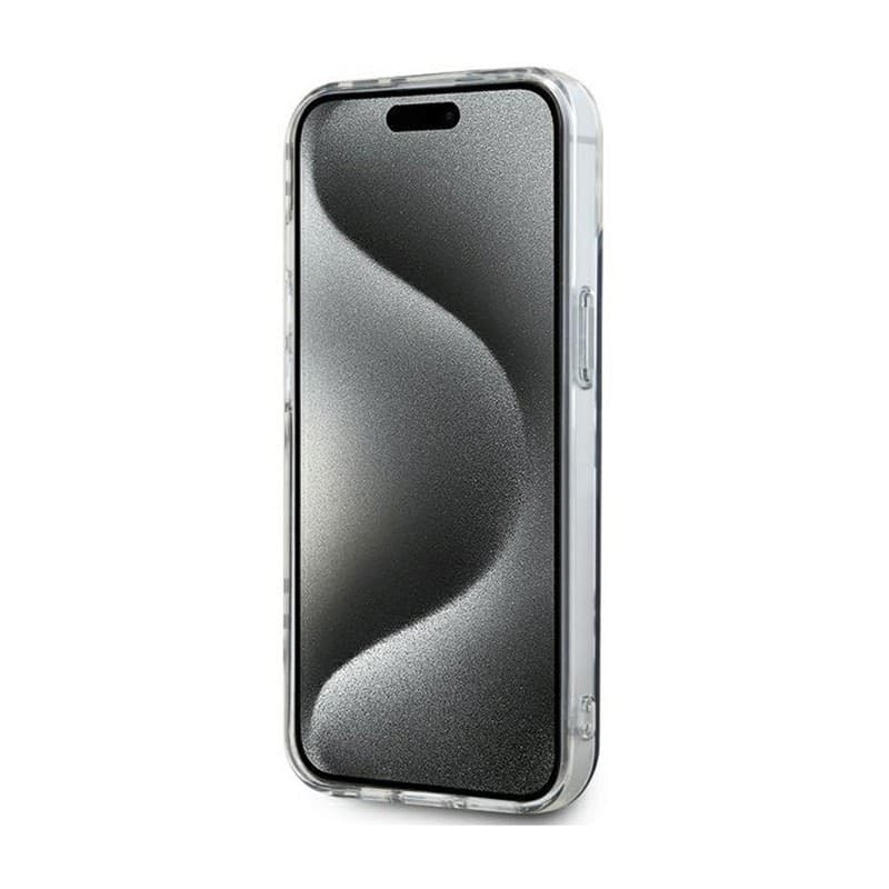 DKNY IML Checkered Mono Pattern - Case for iPhone 15 Plus / 14 Plus (Black) - 5