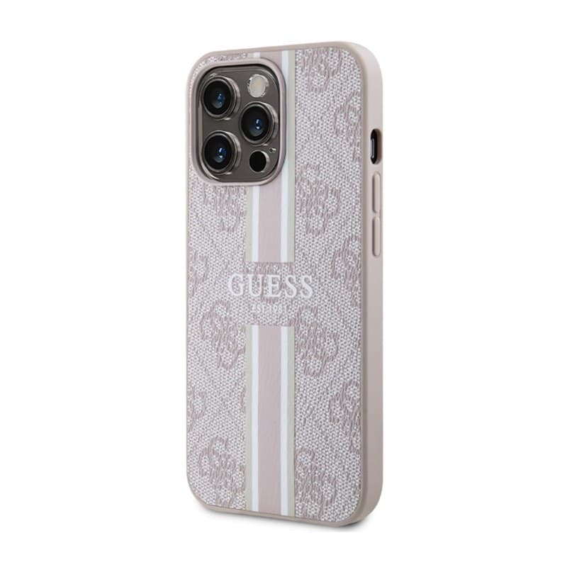 Guess 4G Printed Stripes MagSafe - Case for iPhone 13 Pro (Pink) - 2