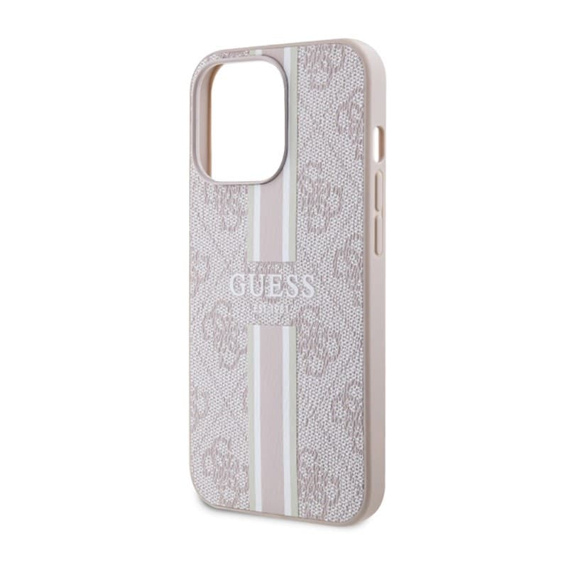 Guess 4G Printed Stripes MagSafe - Case for iPhone 13 Pro (Pink) - 6