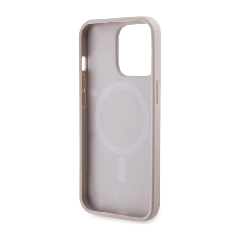 Guess 4G Printed Stripes MagSafe - Case for iPhone 13 Pro (Pink) - 7