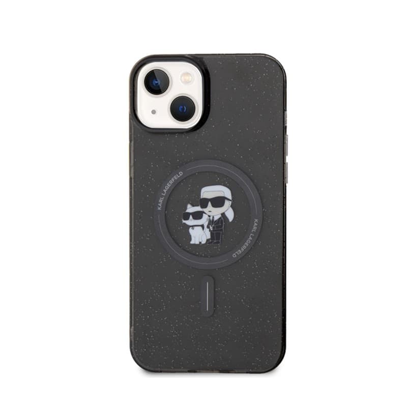 Karl Lagerfeld Karl & Choupette Glitter Magsafe - Case for iPhone 15 Plus (black) - 3