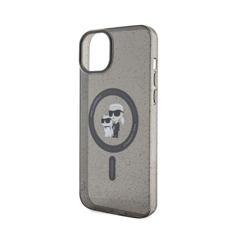 Karl Lagerfeld Karl & Choupette Glitter Magsafe - Case for iPhone 15 Plus (black) - 6