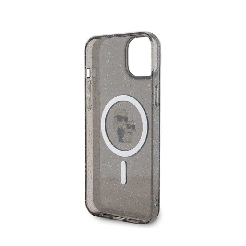 Karl Lagerfeld Karl & Choupette Glitter Magsafe - Case for iPhone 15 Plus (black) - 7