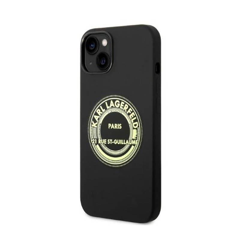 Karl Lagerfeld Silicone RSG - Case for iPhone 14 Plus (Black) - 2