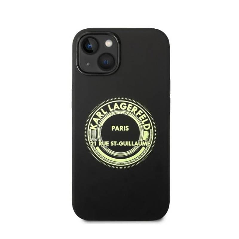 Karl Lagerfeld Silicone RSG - Case for iPhone 14 Plus (Black) - 3