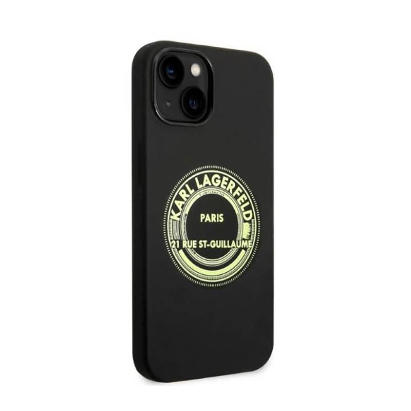 Karl Lagerfeld Silicone RSG - Case for iPhone 14 Plus (Black) - 4