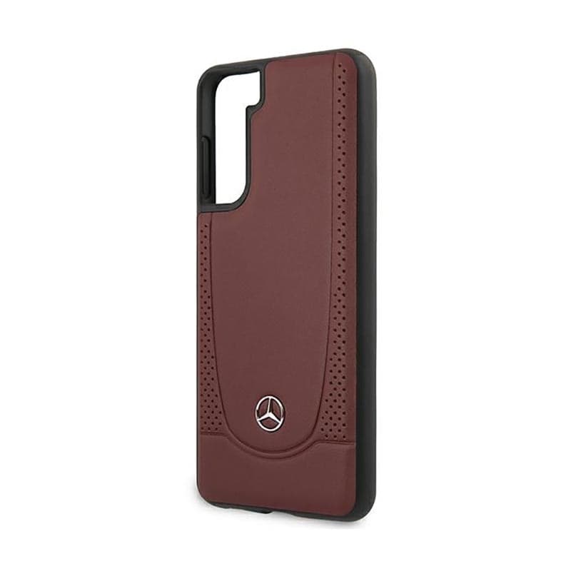 Mercedes Leather Urban Line - Case for Samsung Galaxy S21+ (Red) - 6