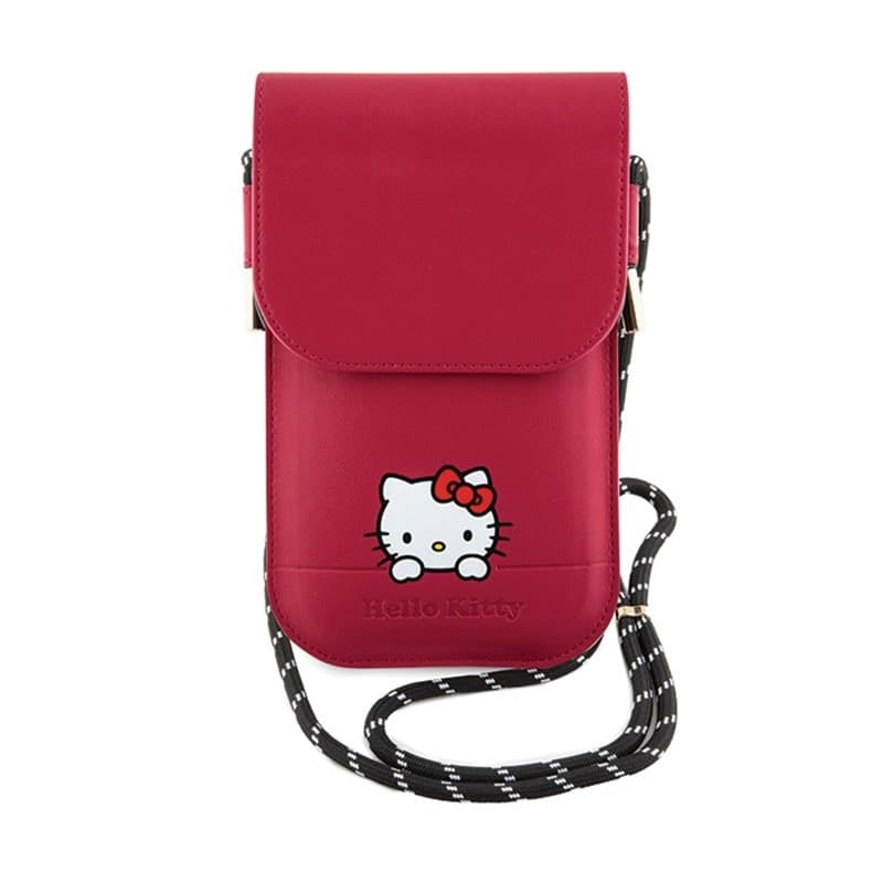 Hello Kitty Leather Daydreaming Cord - Phone crossbody bag (pink) - 2