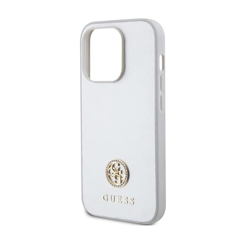 Guess 4G Strass Metal Logo - Case iPhone 15 Pro (silver) - 6