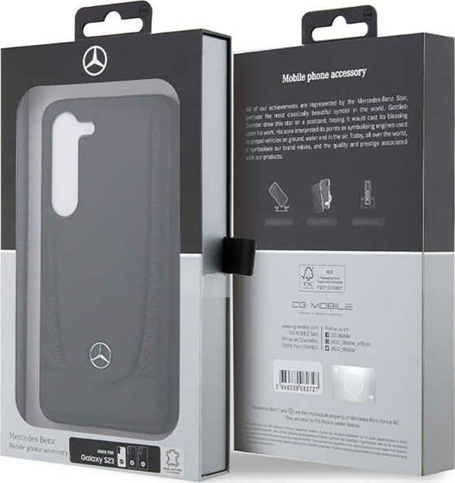 Mercedes Leather Urban Line - Case for Samsung Galaxy S23 (Black) - 8
