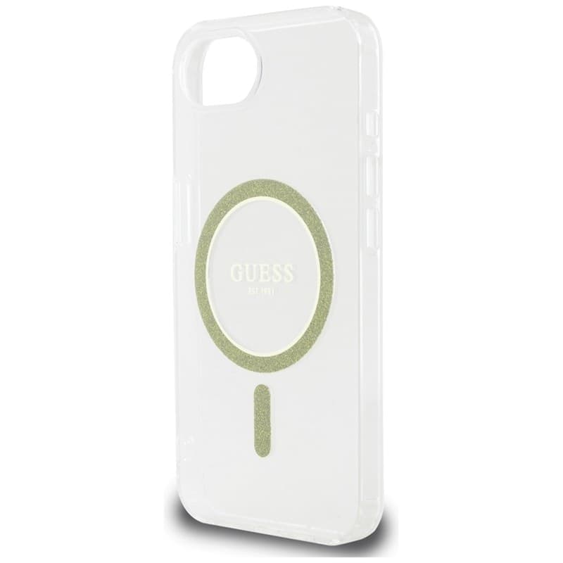Guess IML Glitter Circle MagSafe - Case for iPhone 16e (transparent) - 6