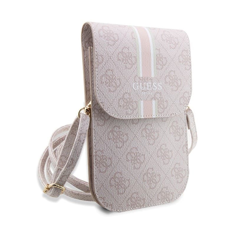 Guess 4G Stripes - Crossbody phone bag (pink) - 3