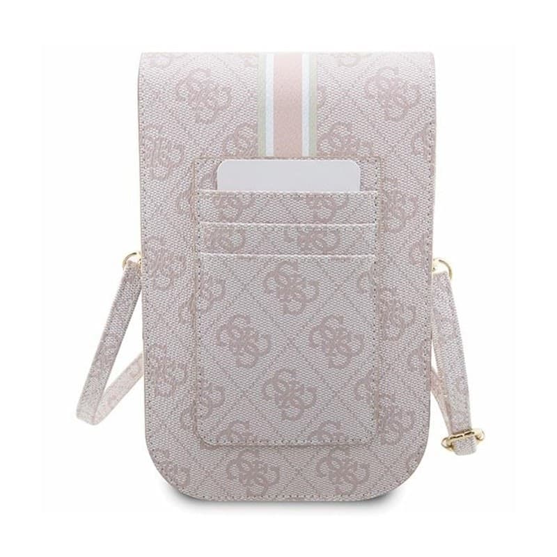 Guess 4G Stripes - Crossbody phone bag (pink) - 5