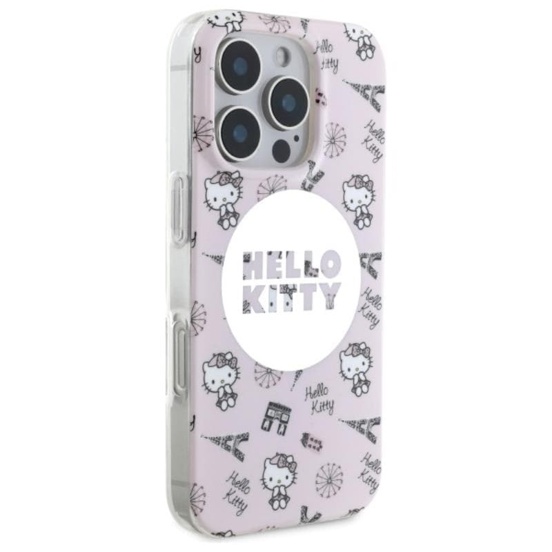 Hello Kitty IML All Over Paris MagSafe - Case for iPhone 16 Pro (pink) - 4