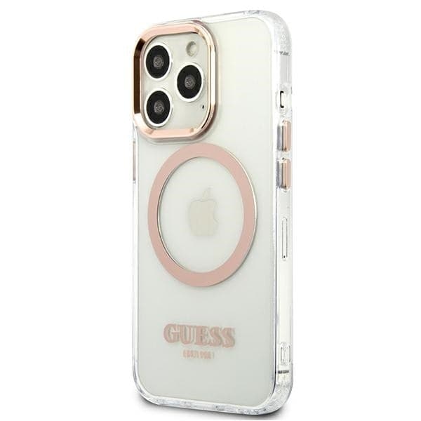 Guess Metal Outline MagSafe - Case for iPhone 13 Pro Max (Clear) - 2