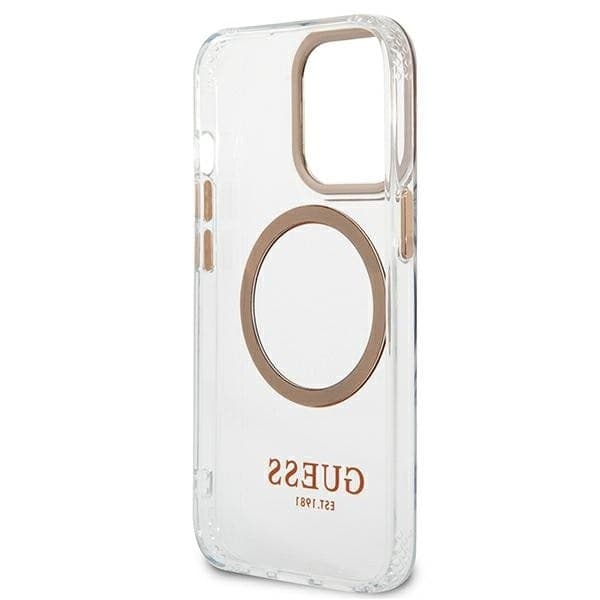 Guess Metal Outline MagSafe - Case for iPhone 13 Pro Max (Clear) - 7