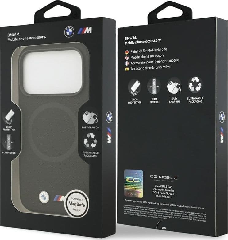 BMW M FW Metal Logo MagSafe - Case iPhone 17 Pro (black) - 8