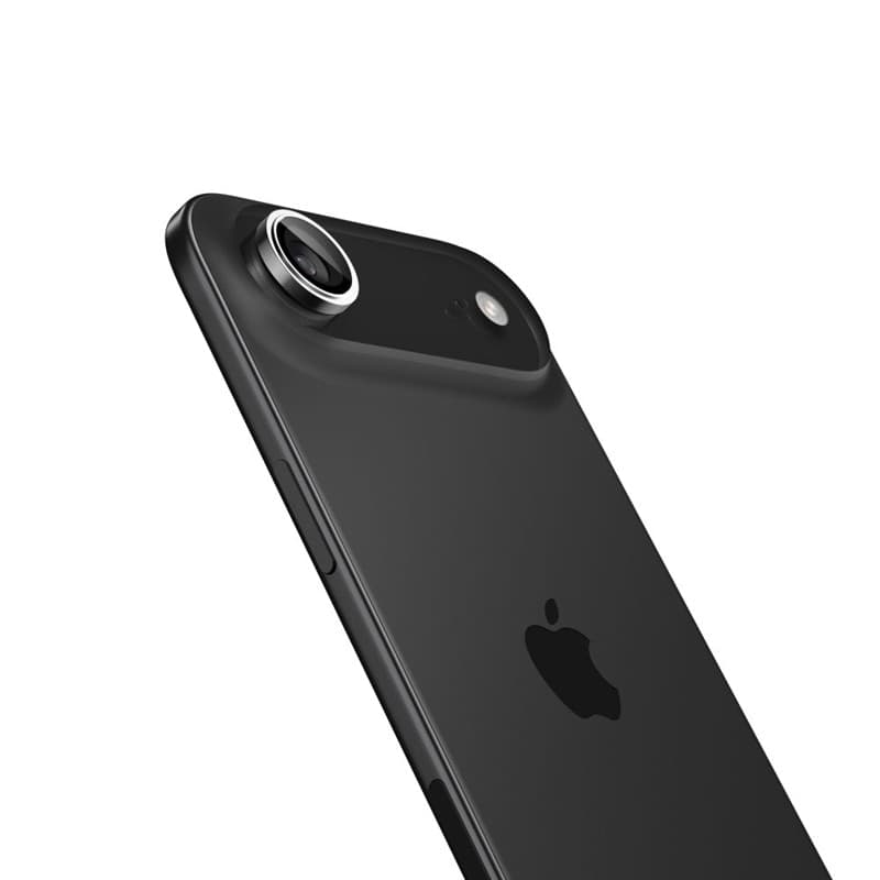 Spigen Optik Pro GLAS.TR EZ Fit Camera Protector 2-Pack - Camera Lens Glass for iPhone Air (2 pcs) (Silver) - 3