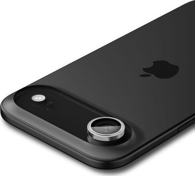 Spigen Optik Pro GLAS.TR EZ Fit Camera Protector 2-Pack - Camera Lens Glass for iPhone Air (2 pcs) (Silver) - 4