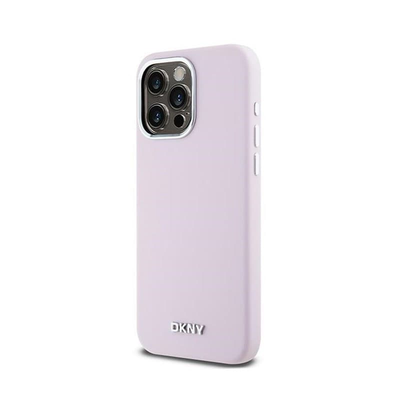 DKNY Liquid Silicone Small Metal Logo MagSafe - Case fro iPhone 14 Pro Max (pink) - 2