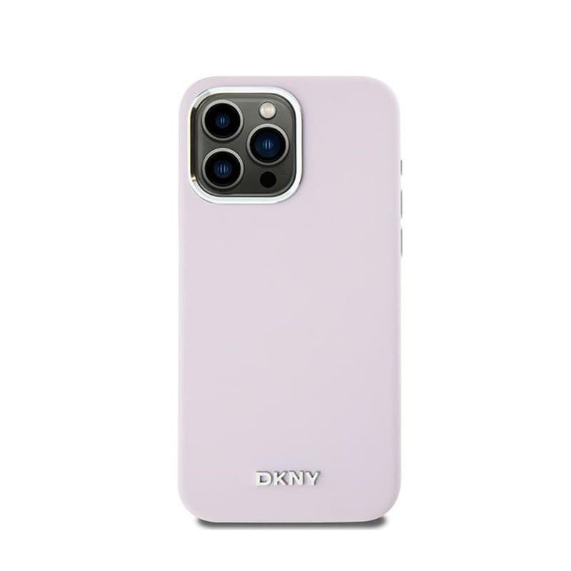 DKNY Liquid Silicone Small Metal Logo MagSafe - Case fro iPhone 14 Pro Max (pink) - 3