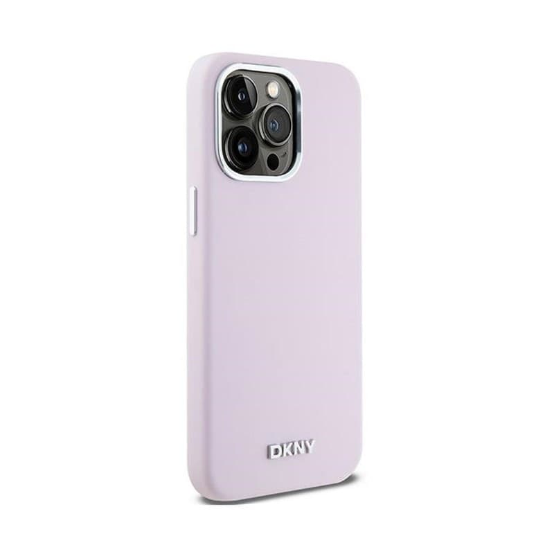 DKNY Liquid Silicone Small Metal Logo MagSafe - Case fro iPhone 14 Pro Max (pink) - 4