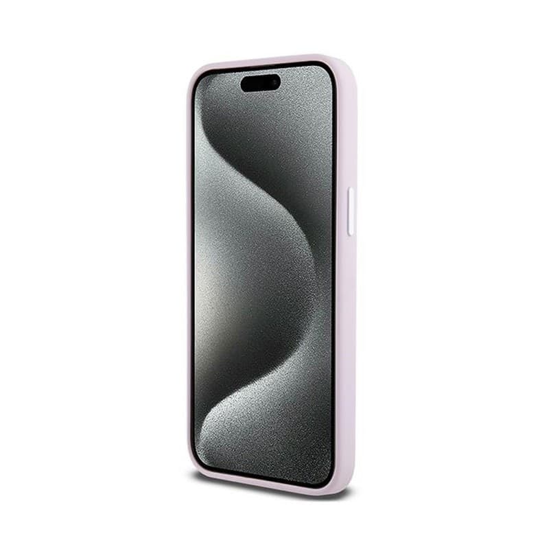 DKNY Liquid Silicone Small Metal Logo MagSafe - Case fro iPhone 14 Pro Max (pink) - 5