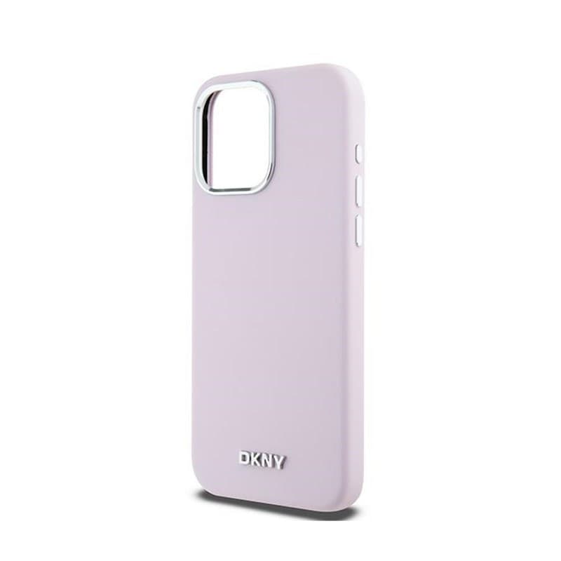 DKNY Liquid Silicone Small Metal Logo MagSafe - Case fro iPhone 14 Pro Max (pink) - 6