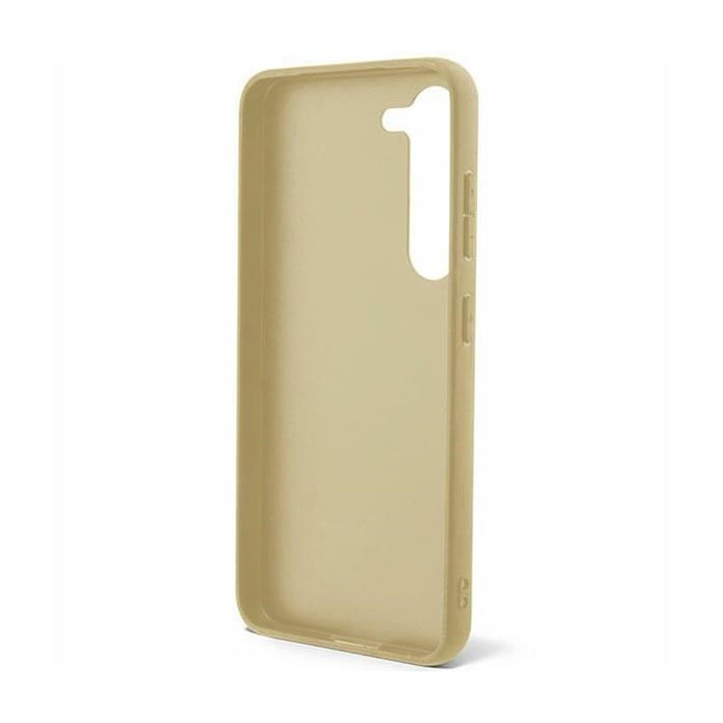 Guess Glitter Flakes Metal Logo Case - Case for Samsung Galaxy S24+ (gold) - 4