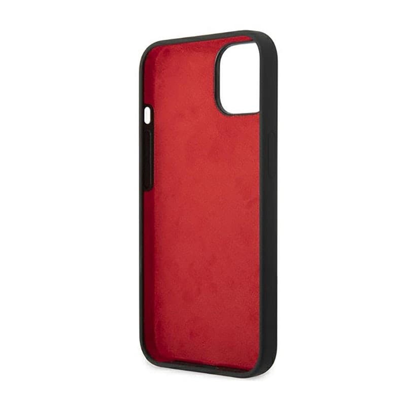 Ferrari Silicone Metal Logo - Case for iPhone 14 (Black) - 7
