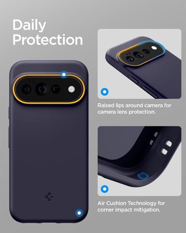 Spigen Nano Pop Mag MagSafe - Custodia per Google Pixel 11 Pro XL (Blueberry Navy) - 9