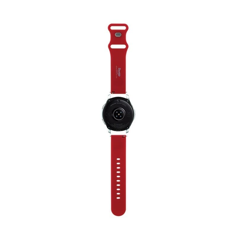 Hello Kitty Silicone Kitty Head - Universal strap for smartwatch 22 mm (red) - 2