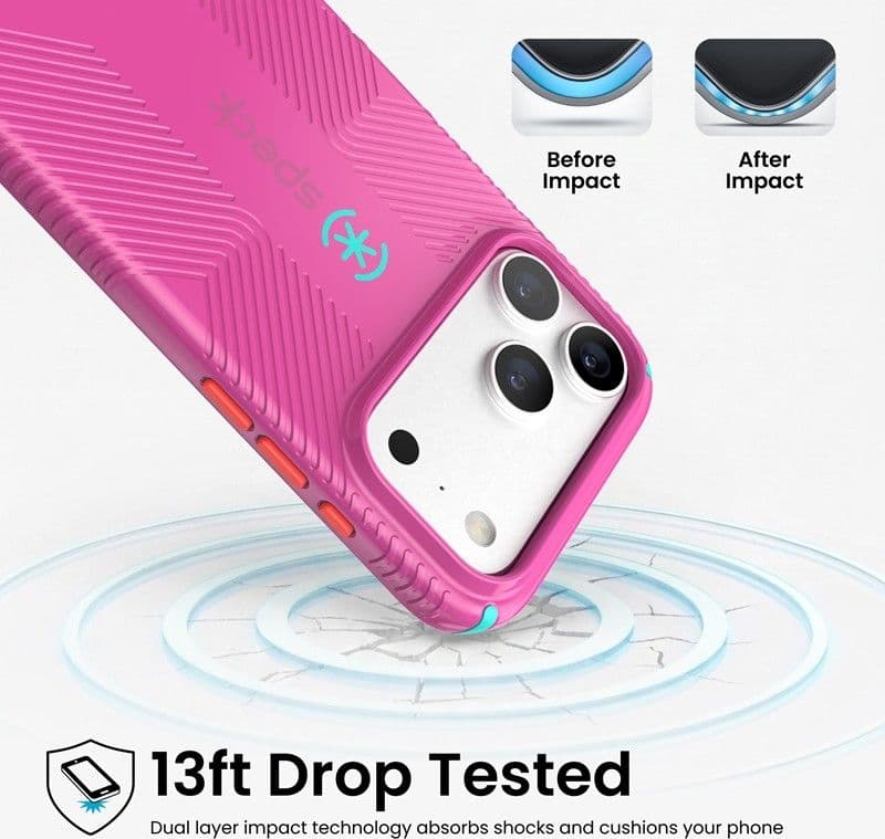 Custodia Speck Candyshell Icon MagSafe per iPhone 18 Pro Max / 17 Pro Max (Bubblegum Pop) - 8