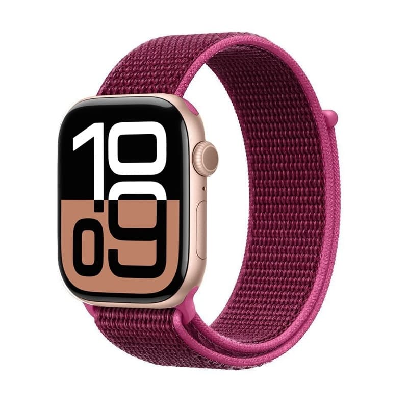 Cinturino sportivo Crong in nylon per Apple Watch 38/40/41/42 mm (Magenta Fusion) - 6