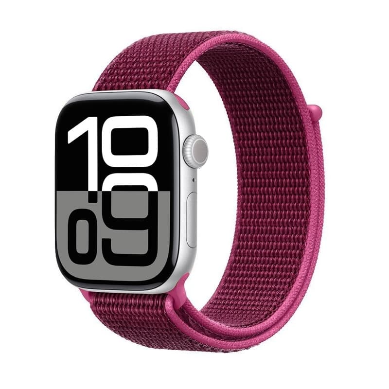 Cinturino sportivo Crong in nylon per Apple Watch 38/40/41/42 mm (Magenta Fusion) - 8