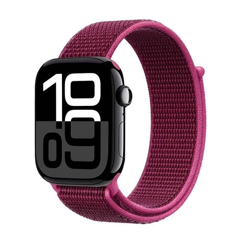 Cinturino sportivo Crong in nylon per Apple Watch 38/40/41/42 mm (Magenta Fusion) - 9