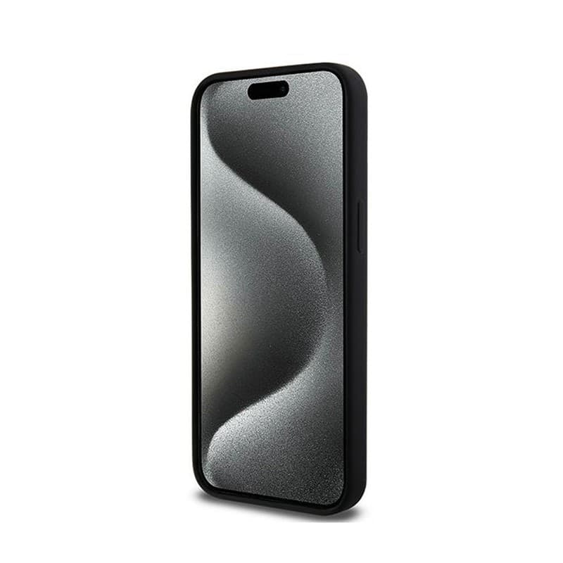 DKNY Liquid Silicone White Printed Logo MagSafe - Case for iPhone 14 Pro Max (black) - 5