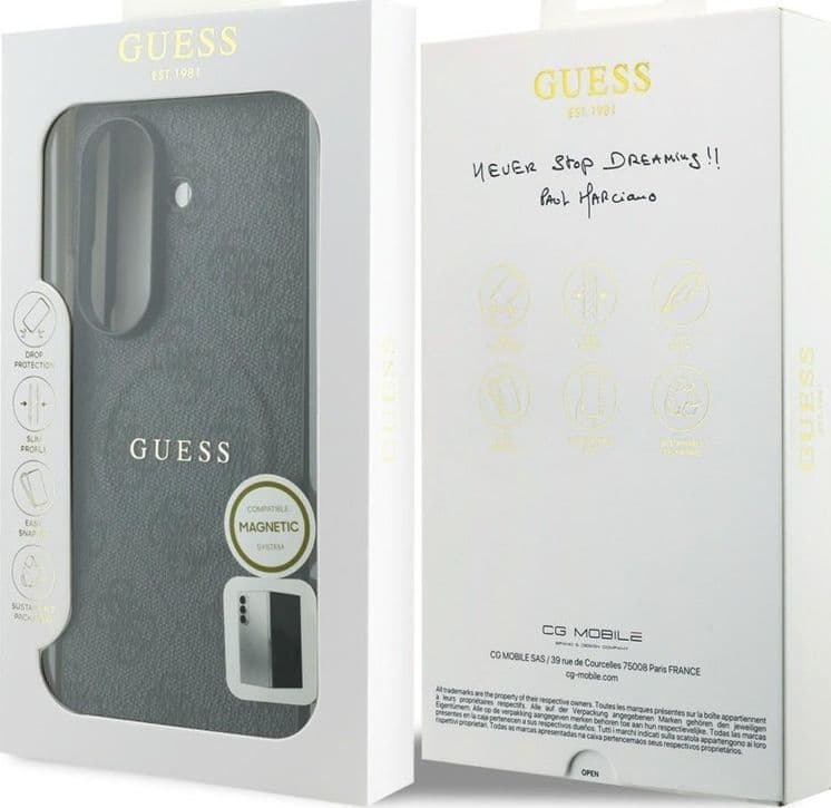 Guess 4G Classic MagSafe - Custodia per Samsung Galaxy Z Fold 8 Ultra (Nero) - 7