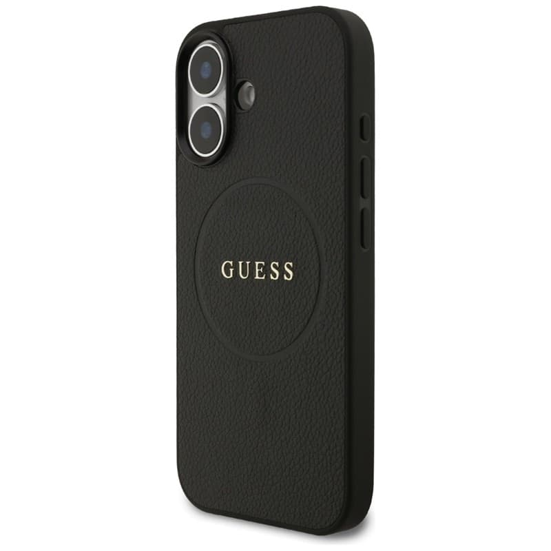 Guess Grained Ring MagSafe - Case iPhone 17 (black) - 2