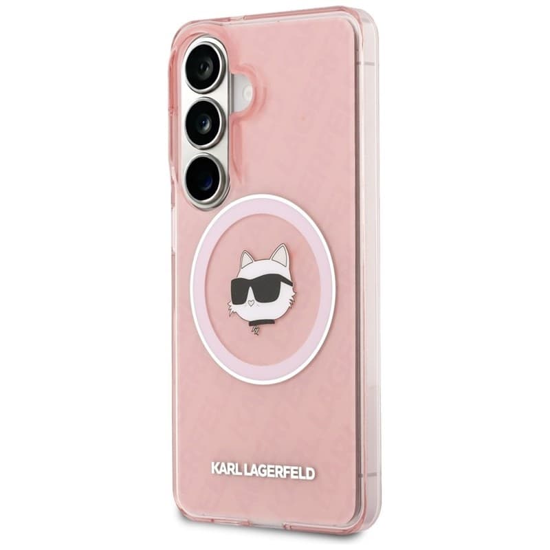 Karl Lagerfeld IML Repeated Choupette MagSafe - Custodia per Samsung Galaxy S26 (rosa) - 2