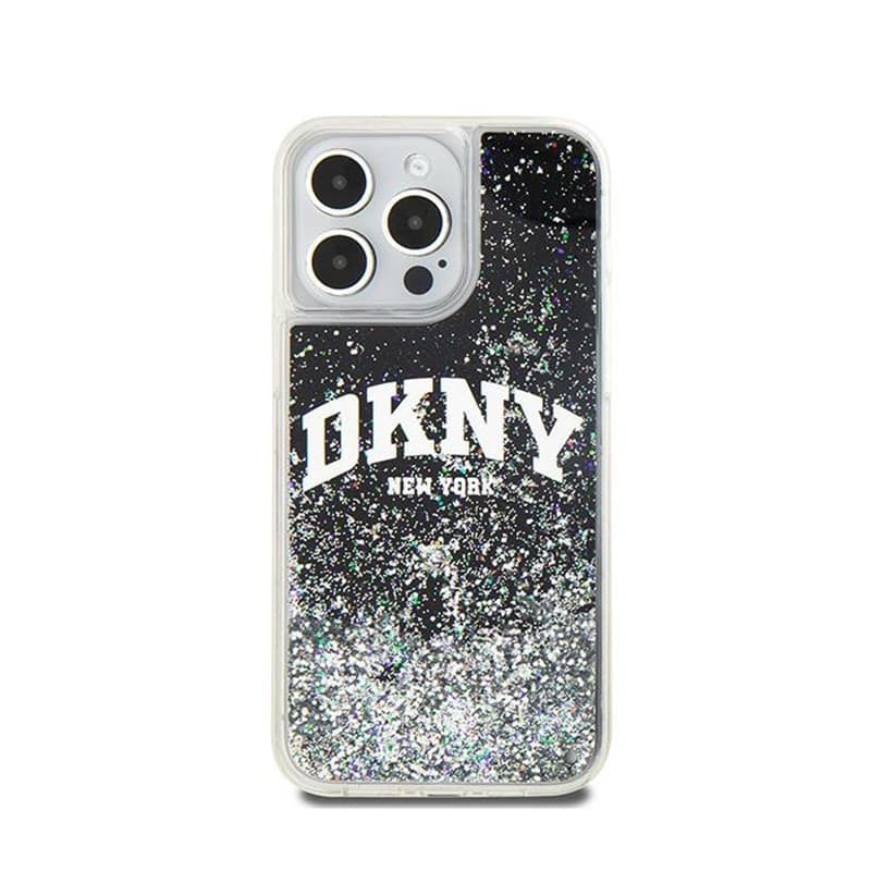 DKNY Liquid Glitter Big Logo - Case for iPhone 15 Pro Max (black) - 3
