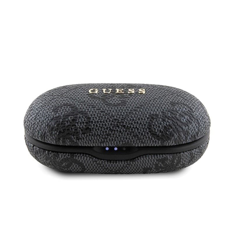 Guess 4G Metal Logo - TWS ENC Bluetooth headphones + charging case (black) - 2
