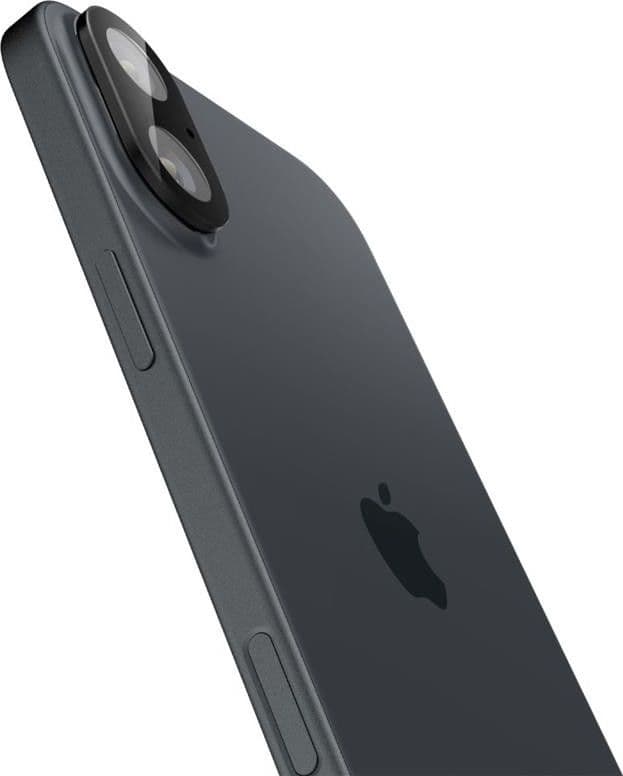 Spigen Optik GLAS.TR Camera Protector 2-Pack - Lens Protector for iPhone 16 / 16 Plus (2 pcs) (Black) - 3