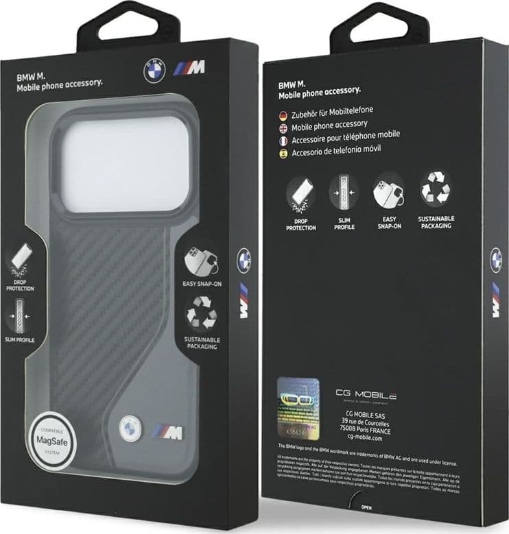 BMW M Carbon Logo MagSafe - Case iPhone 17 Pro (anthracite) - 8