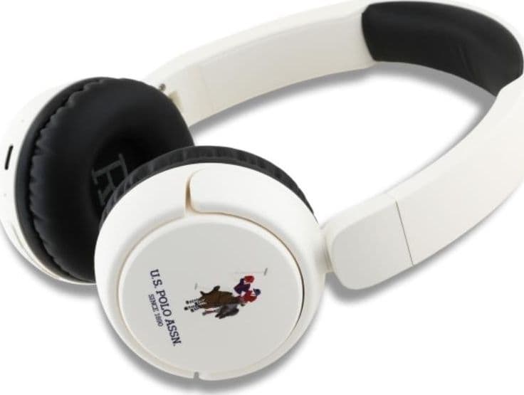 US Polo Assn DH Color Logo - Wireless Over-Ear Bluetooth Headphones V5.3 (white) - 2