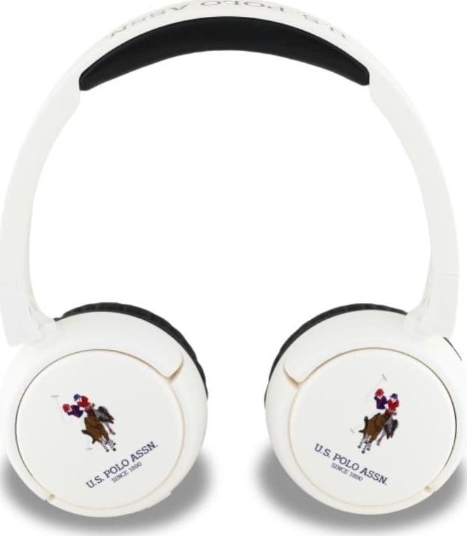 US Polo Assn DH Color Logo - Wireless Over-Ear Bluetooth Headphones V5.3 (white) - 3