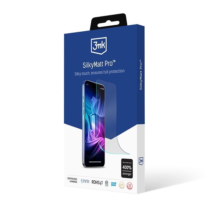 3mk Silky Matt Pro - Matte Protective Film for iPhone 16 Pro - 7